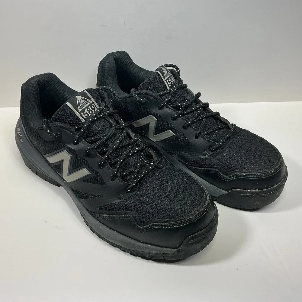 New Balance Mens Industrial 589 Work Shoe Sz 11D Black Composite Toe MID589G1